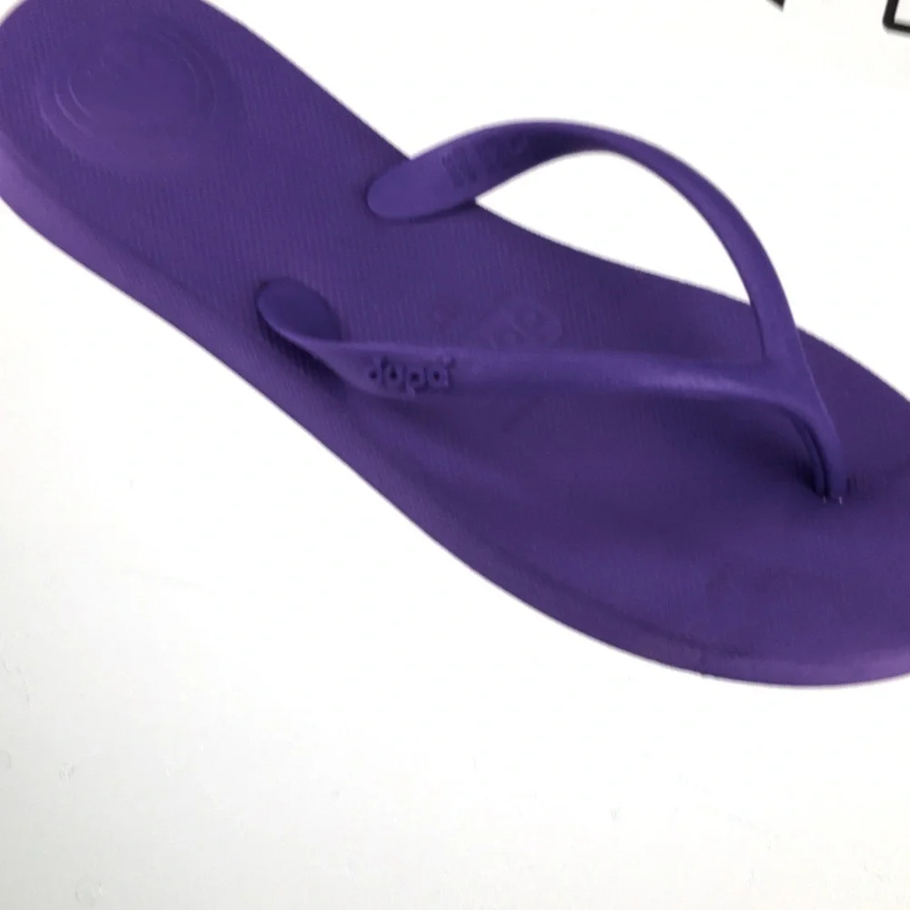Dupe All-Rubber Flip Flops Deep Purple